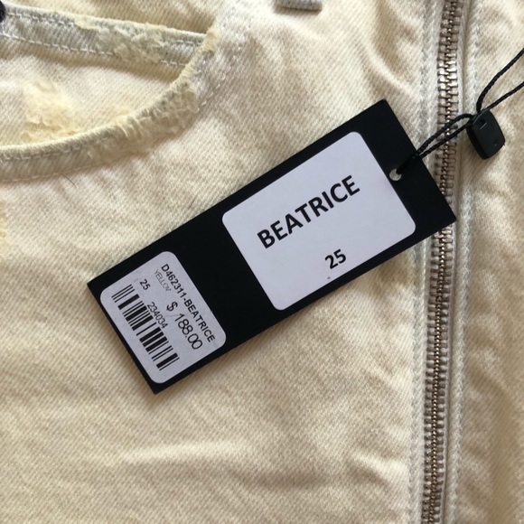 NWT Carmar Yellow Beatrice Denim Skirt - Picture 4 of 4